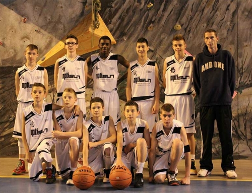 Optisun, sponsor of the Saint-Claude basketball team